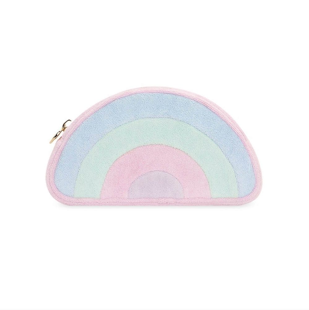 Stoney Clover Lane Mermaid Terry Rainbow Pouch - NWT